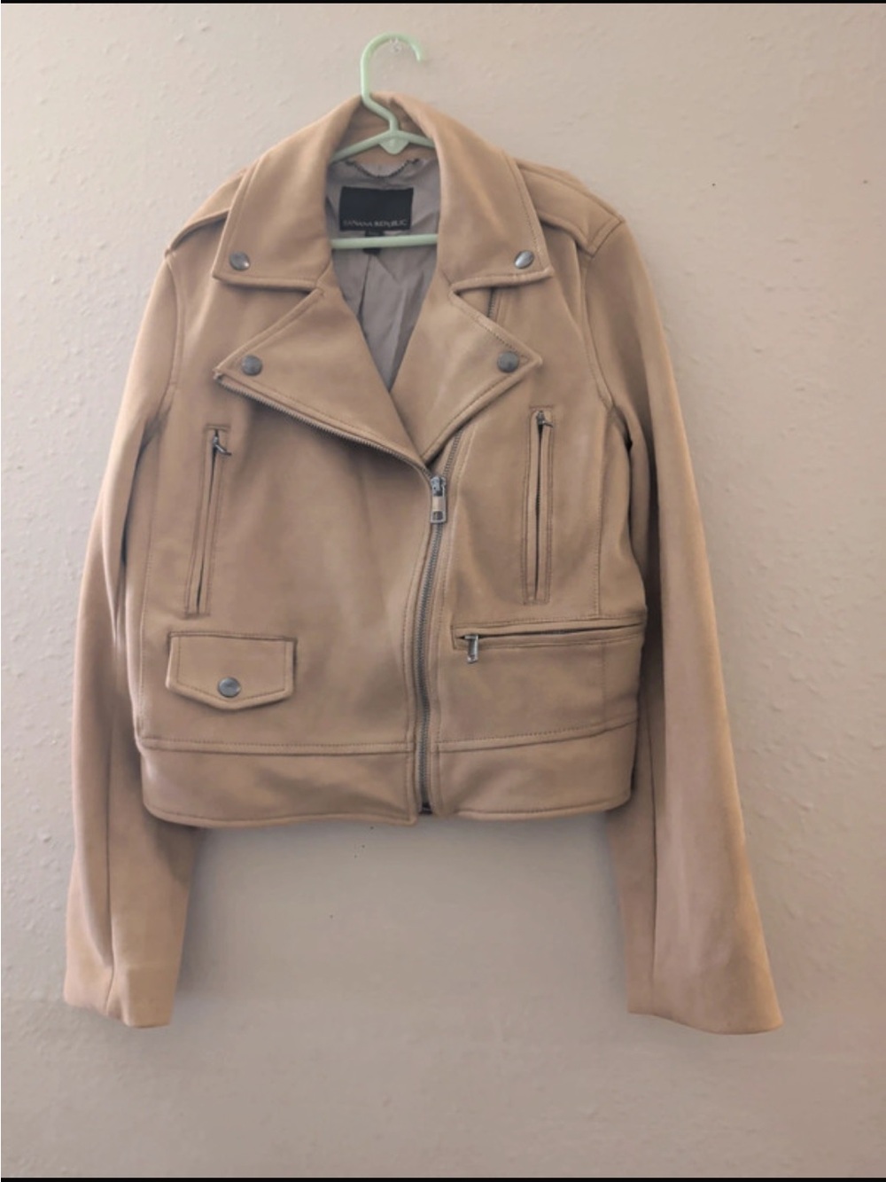 Banana Republic Beige Moto Jacket